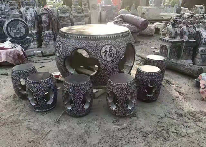 石雕桌凳01