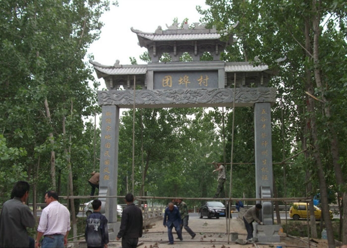 濟寧仿古石雕建造